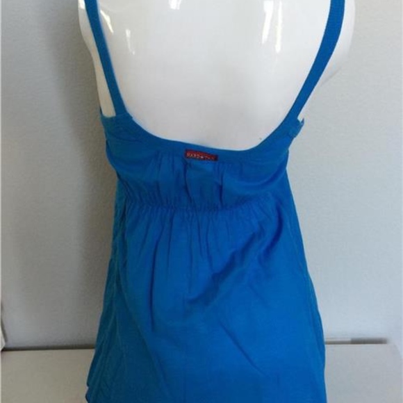 Hard Tail Smocked Tunic Flowy Top - Picture 4 of 6